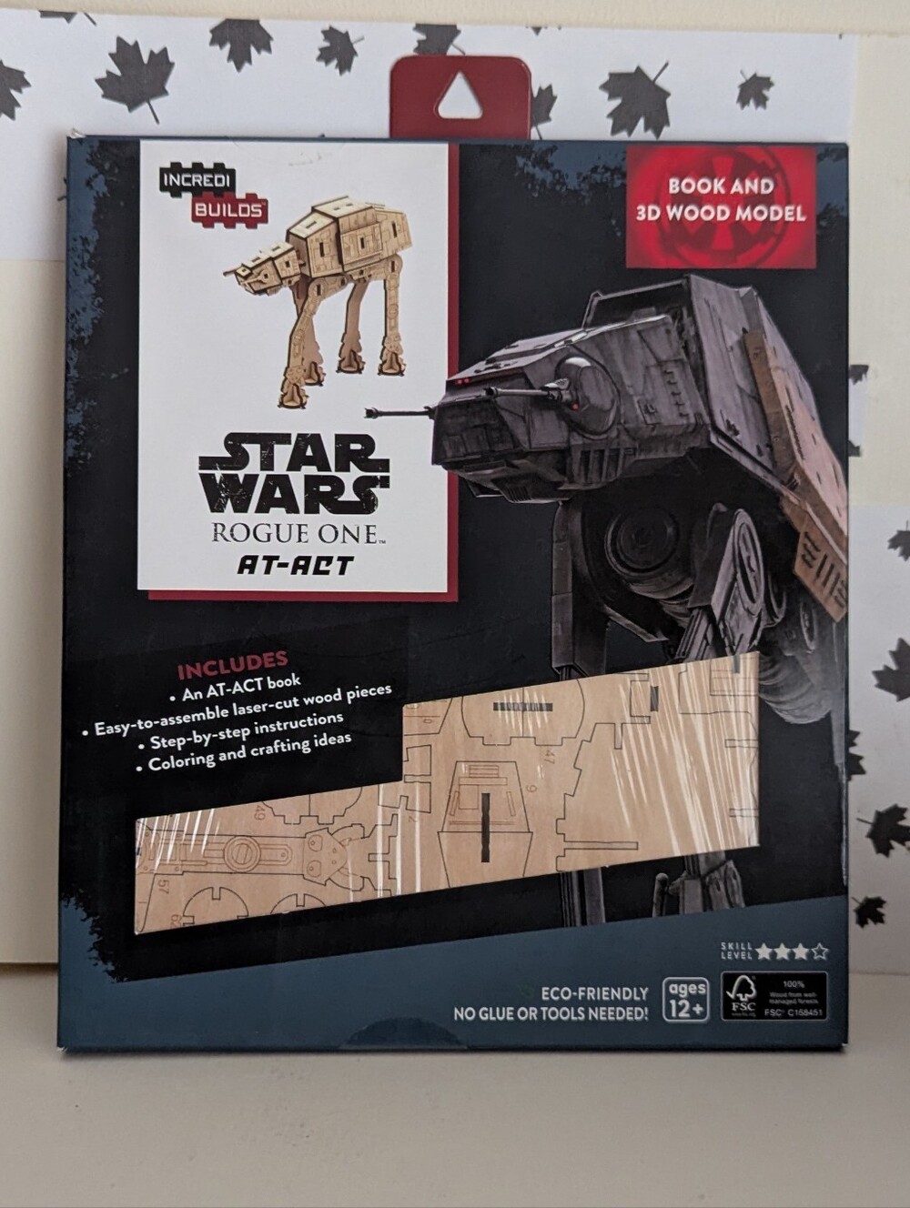 Incredi Builds Book and 3D Wood Model - Star Wars Rogue One AT-ACT